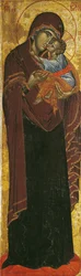 „Dusán cár szűze” néven ismert ikon, 1350 körül (tempera a panelen)